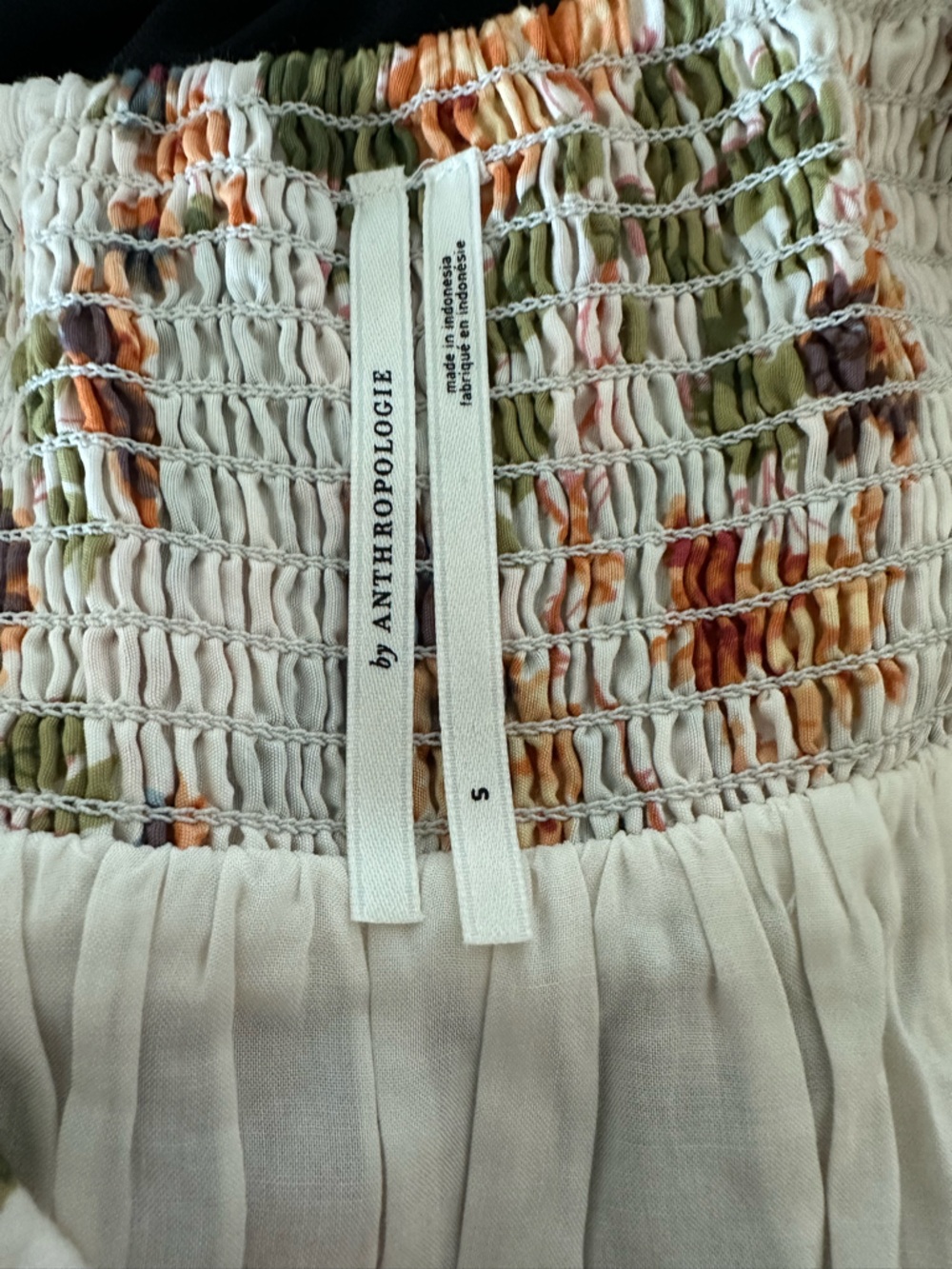 By Anthropologie Floral Empire Waist Tiered Maxi Dress Small - Picture 9 of 9